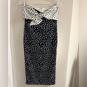 TopShop Black&White Polka dot Dress